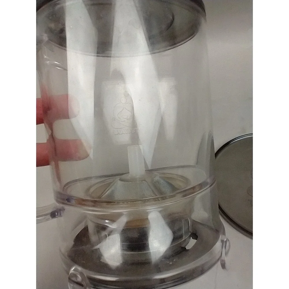 Teavana PerfecTea‎ 16 Oz Tea Maker Clear Black Brews 2 Cups Loose Leaf & Coaster